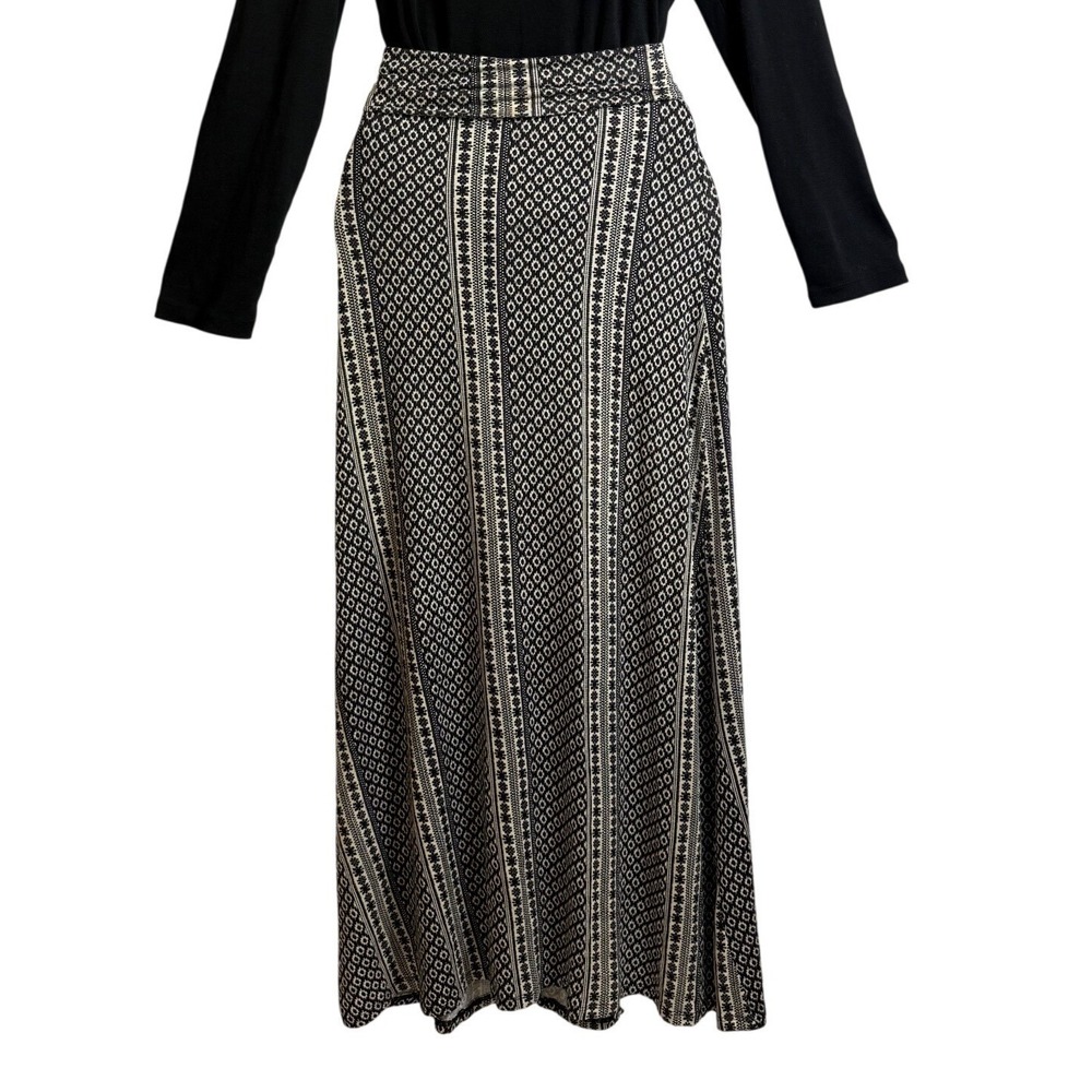 American Rag Ethnic Chic Maxi Skirt Geometric Print High Waist Size S - Picture 6 of 9
